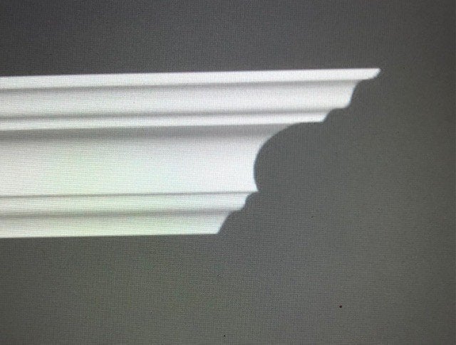 Lijst 5) plafondlijst kooflijst van kunststof nieuw 11cm, Ophalen, Kunststof, Nieuw, 150 tot 200 cm