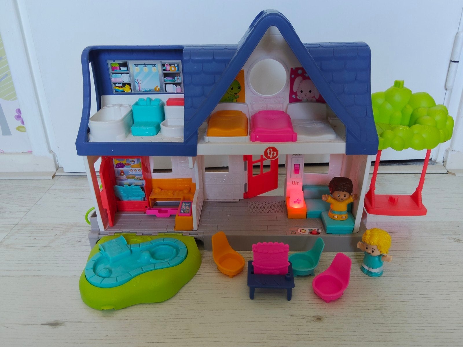 Grote set Little People van Fisher Price, Kinderen en Baby's, Speelgoed | Fisher-Price, Ophalen of Verzenden, Zo goed als nieuw