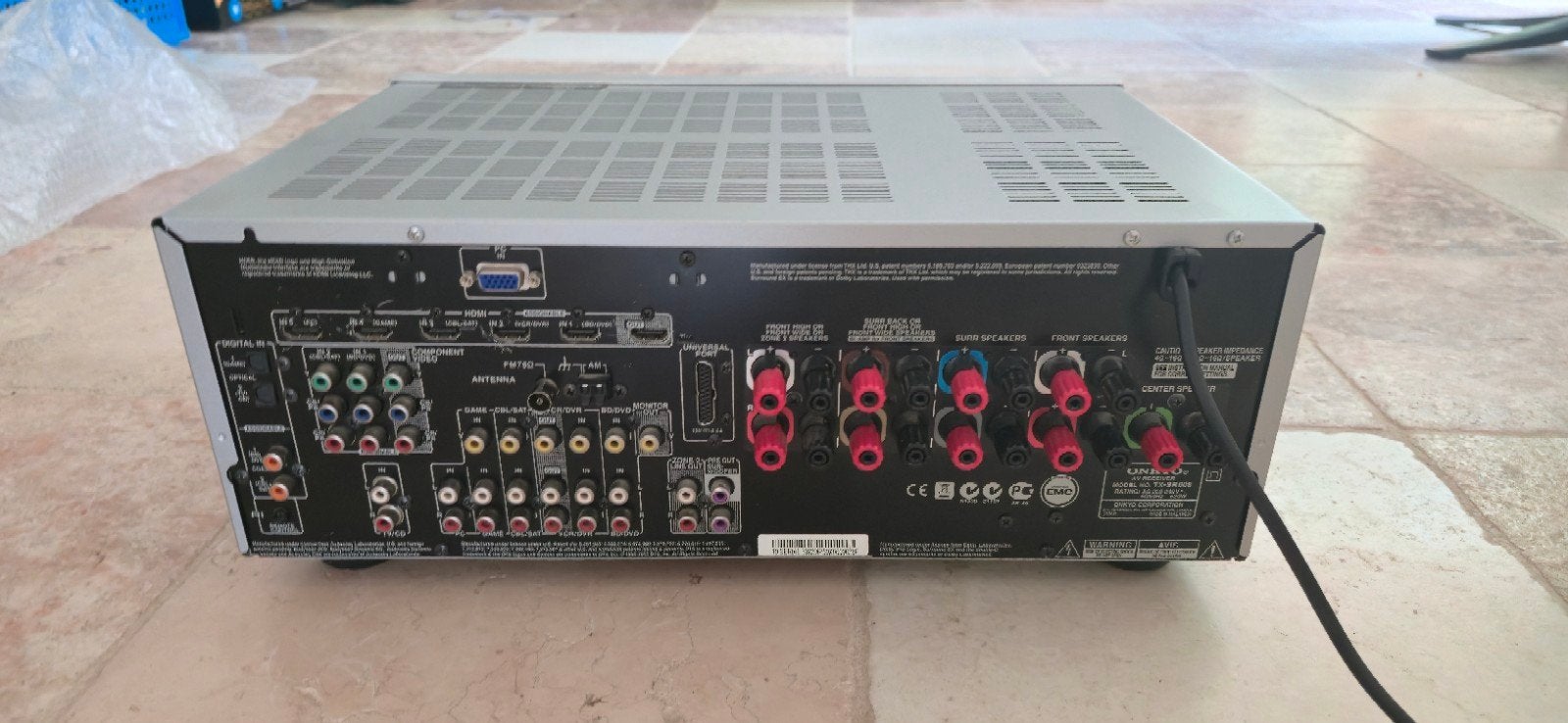 ONKYO TX-SR608, Ophalen, Gebruikt, 120 watt of meer, Onkyo