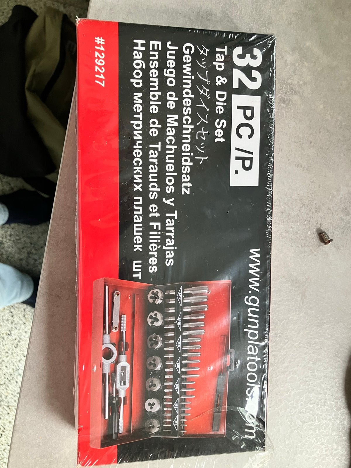 32-delige Metrische Tap- en Snijset - Nieuw in Doos, Doe-het-zelf en Verbouw, Gereedschap | Handgereedschap, Ophalen, Nieuw, Gereedschapsset