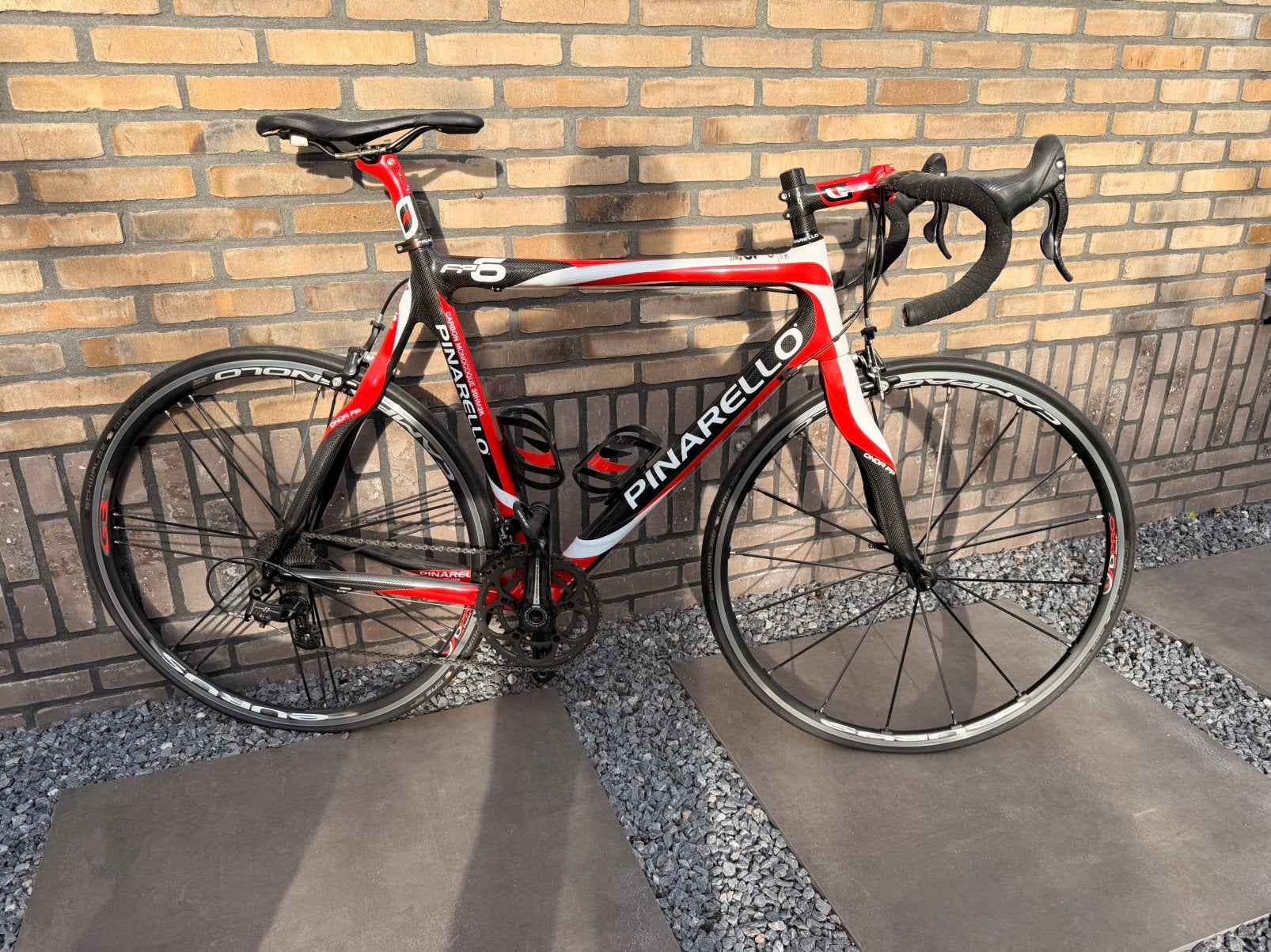 Pinarello FP6 met Campagnolo super Record 11, Carbon, Zo goed als nieuw, Meer dan 20 versnellingen, Ophalen