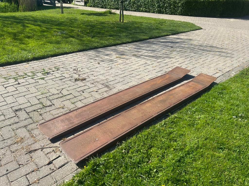 Oprijplaten, Auto diversen, Aanhangwagen-onderdelen, Ophalen, Gebruikt
