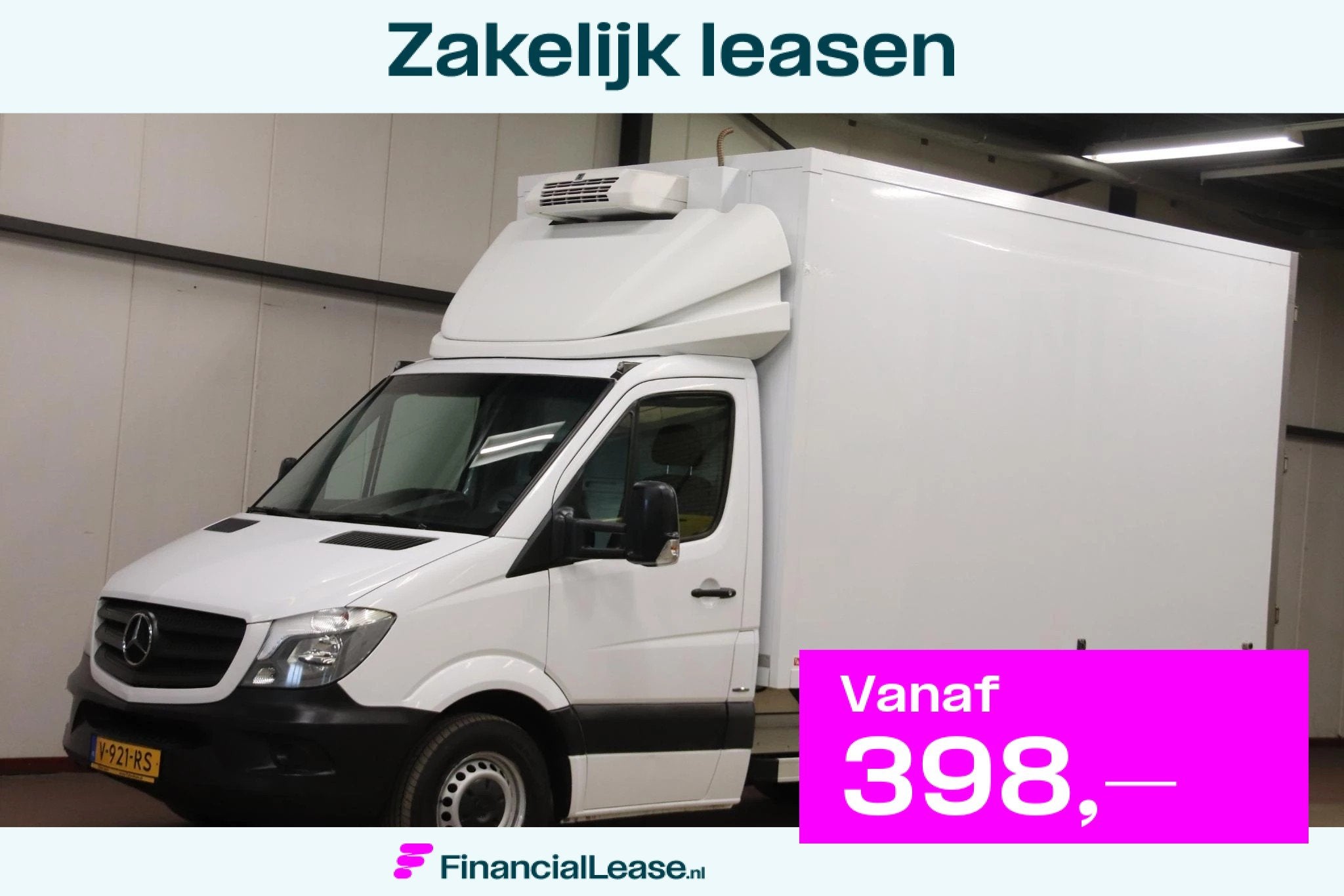 Mercedes-Benz Sprinter 314 2.2 CDI KOELWAGEN MEUBELBAK AUTOM, Automaat, Euro 6, 2000 kg, Wit
