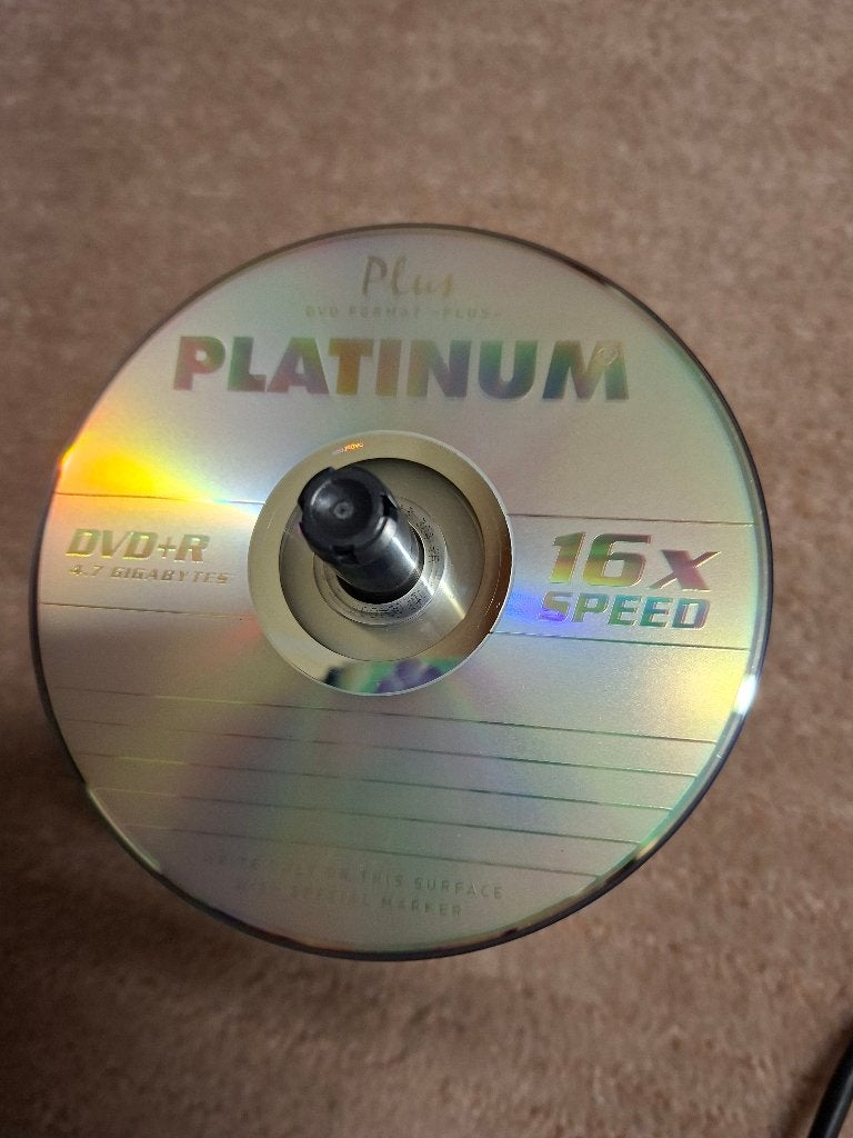 Platinum DVD+R 4.7 GB 16x speed, Computers en Software, Beschrijfbare discs, Ophalen of Verzenden, Nieuw, Dvd, Op spindel