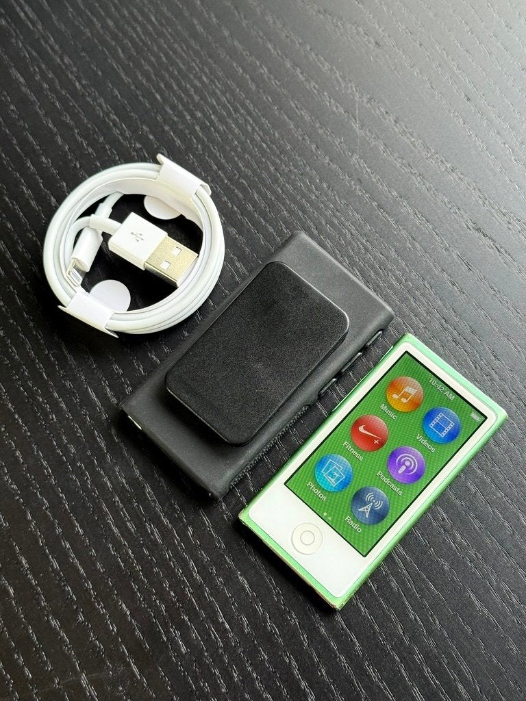 Apple iPod Nano 7e Generatie Groen 16GB, Audio, Tv en Foto, Mp3-spelers | Apple iPod, Ophalen of Verzenden, Gebruikt, Classic