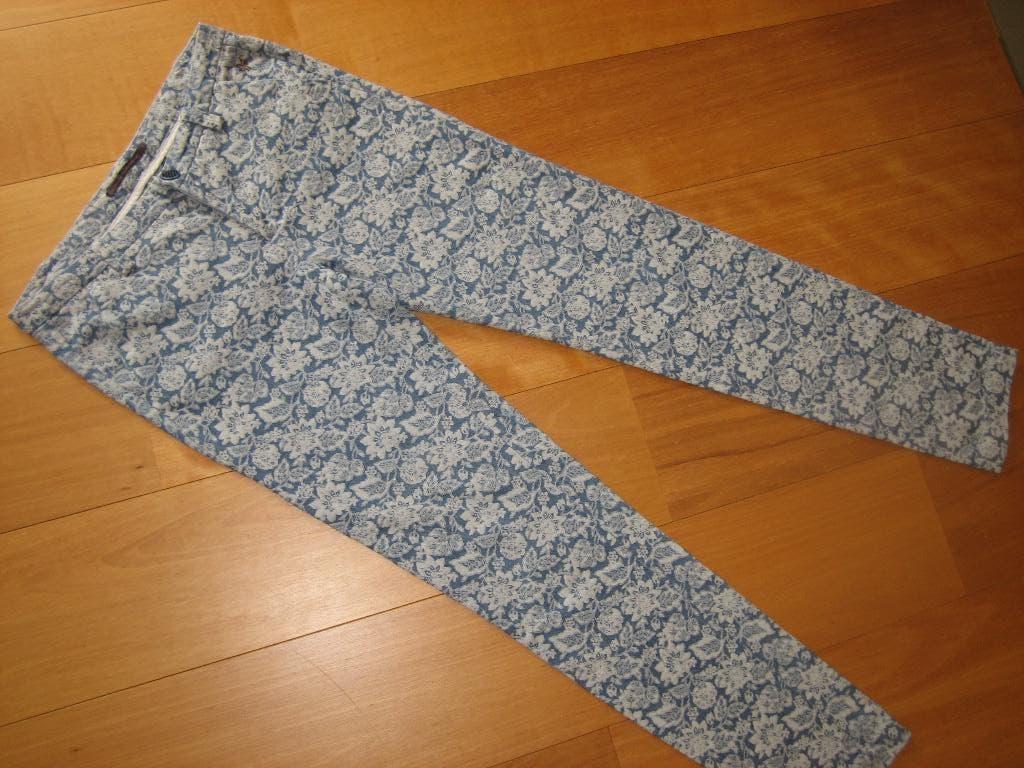 Enige blauw-wit bloemetjes jeans SISSY BOY 36-38 snazzeys, Zo goed als nieuw, Maat 36 (S), Lang, Sissy Boy