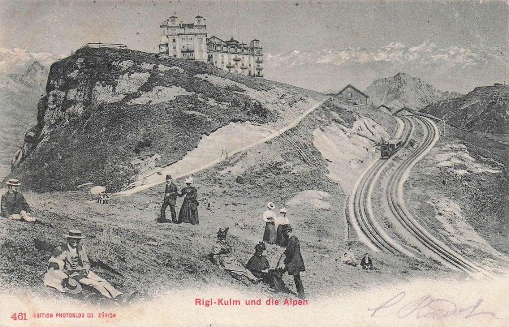 702-369-027 Rigi-Kulm Und Die Alpen, Verzenden, Voor 1920, Overig Europa