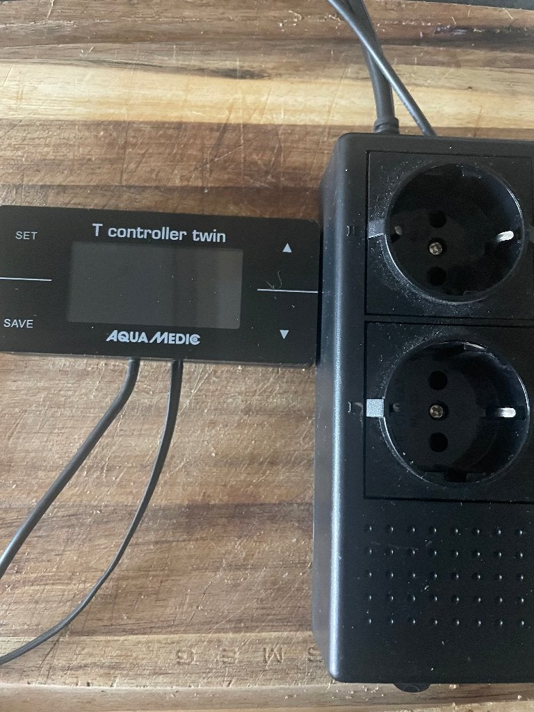 AQUA MEDIC HEAT CONTROLLER DUO II, Gebruikt, Verlichting of Verwarming, Ophalen of Verzenden, Inclusief controller