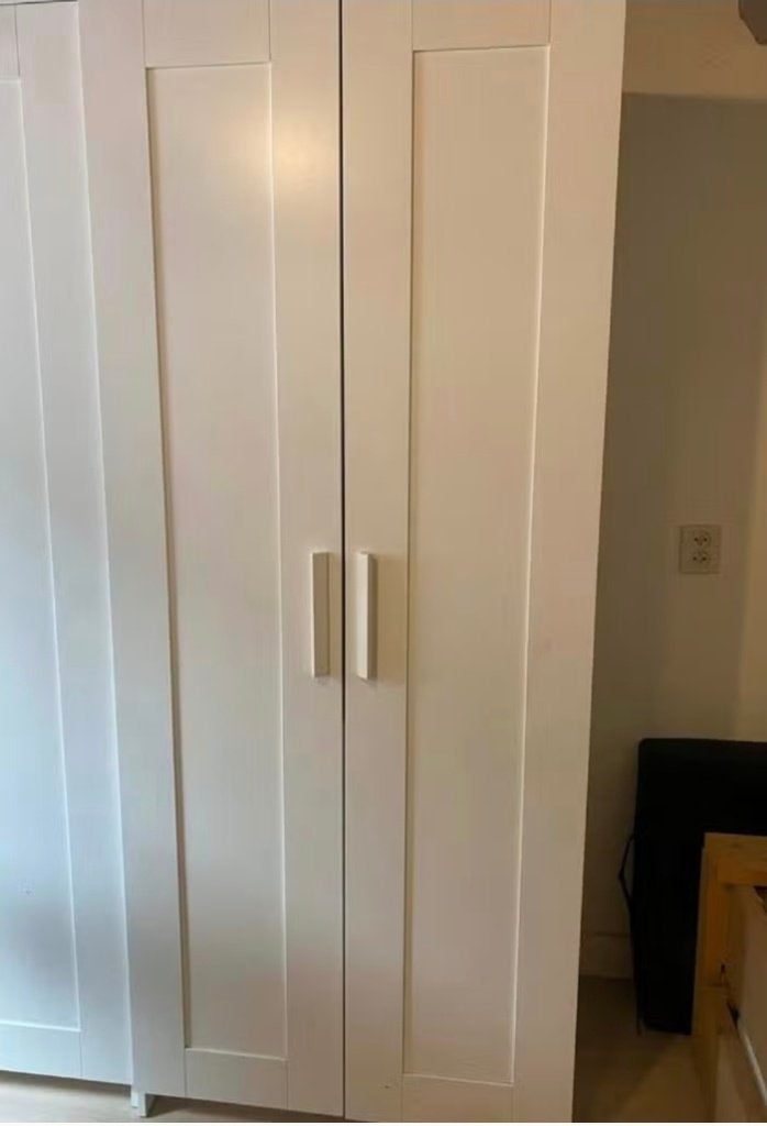 4x Brimnes kledingkast 2 doors wardrobe Ikea wit, Ophalen, 100 tot 150 cm, Zo goed als nieuw, 150 tot 200 cm