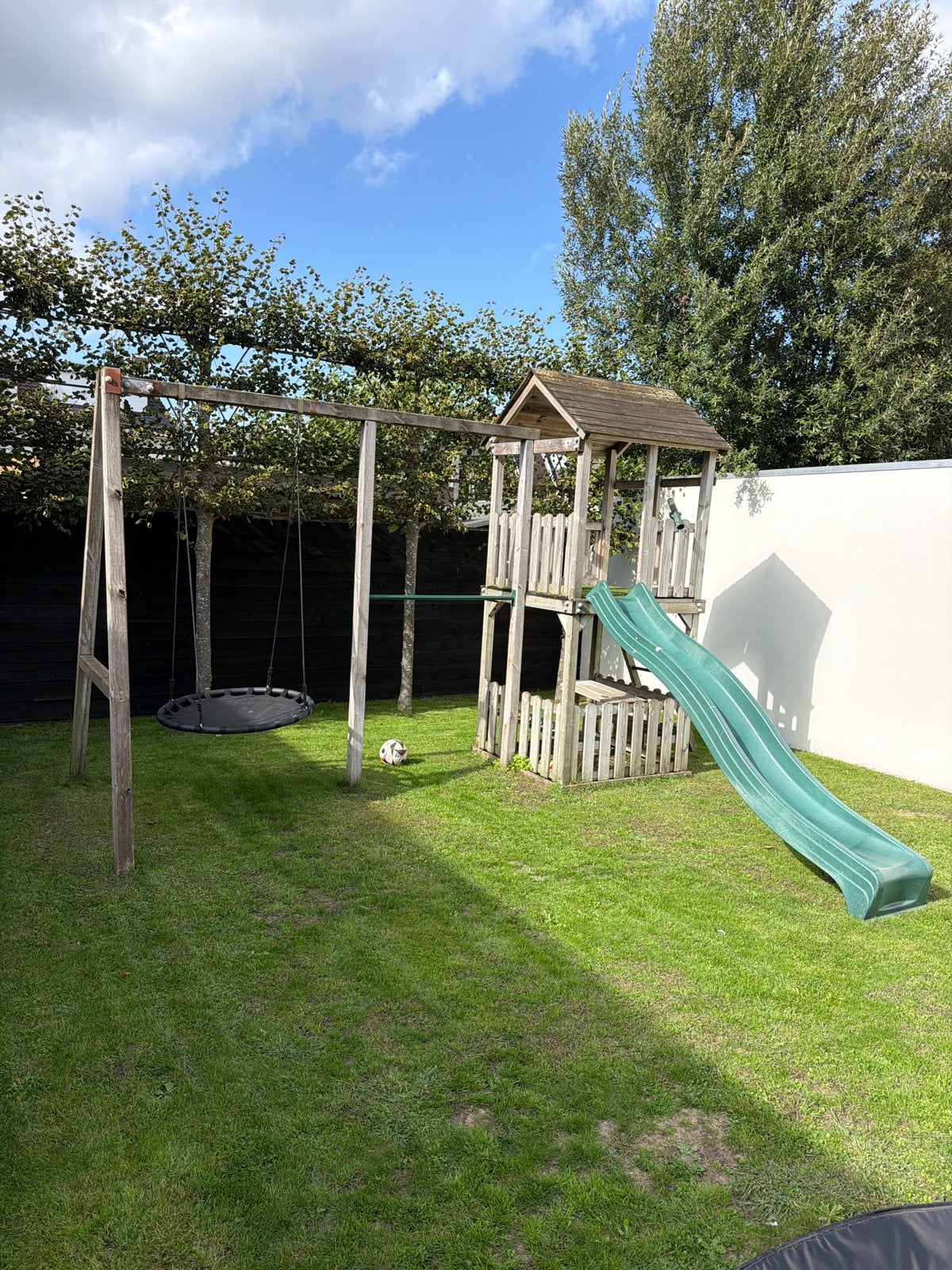 Houten speeltoestel, Kinderen en Baby's, Ophalen, Gebruikt, Glijbaan