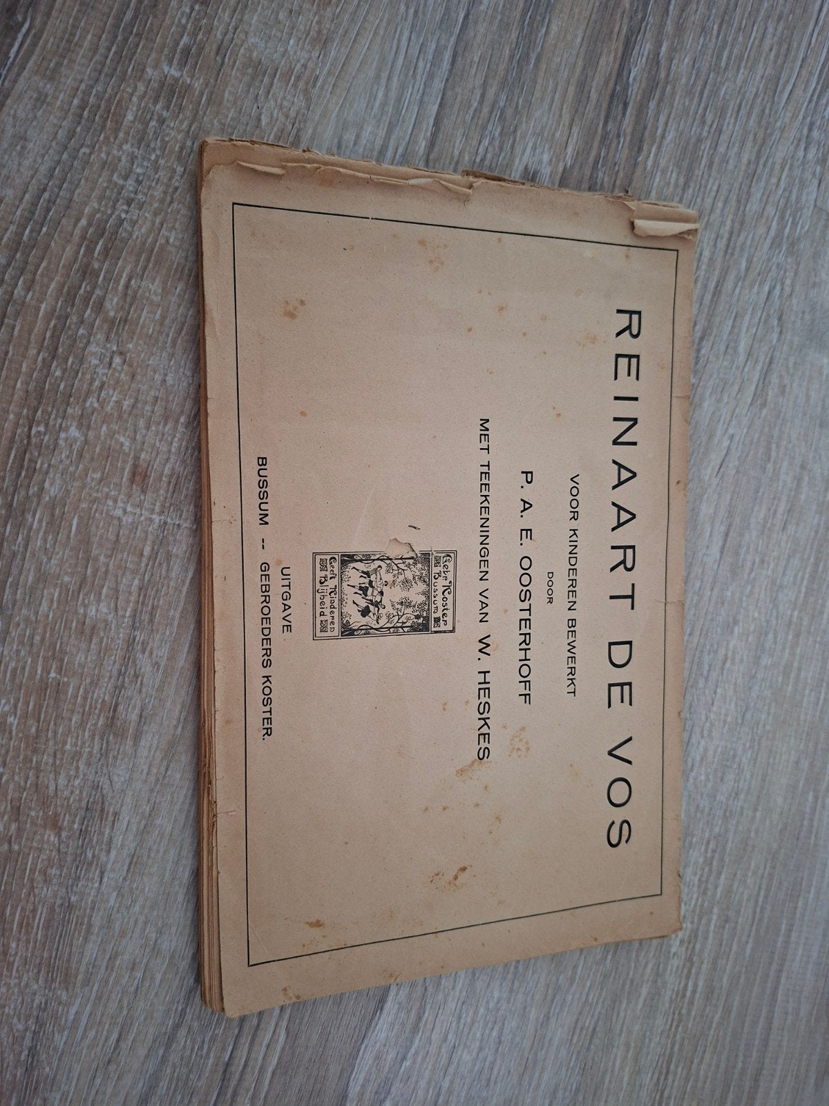 Reinaart de Vos - P.A.E. Oosterhoff, W. Heskes (oud), Boeken, Ophalen, Gelezen, P.A.E. Oosterhoff, Sprookjes