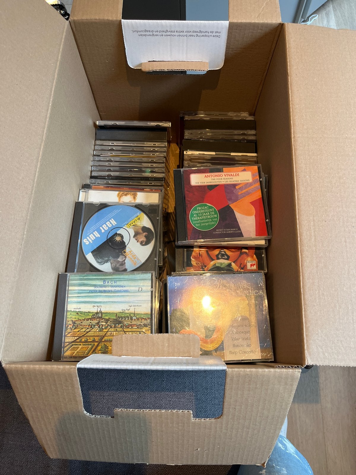 Grote collectie klassieke CD's - Bach, Vivaldi en meer, Ophalen, Gebruikt, Orkest of Ballet, Inclusief doosje