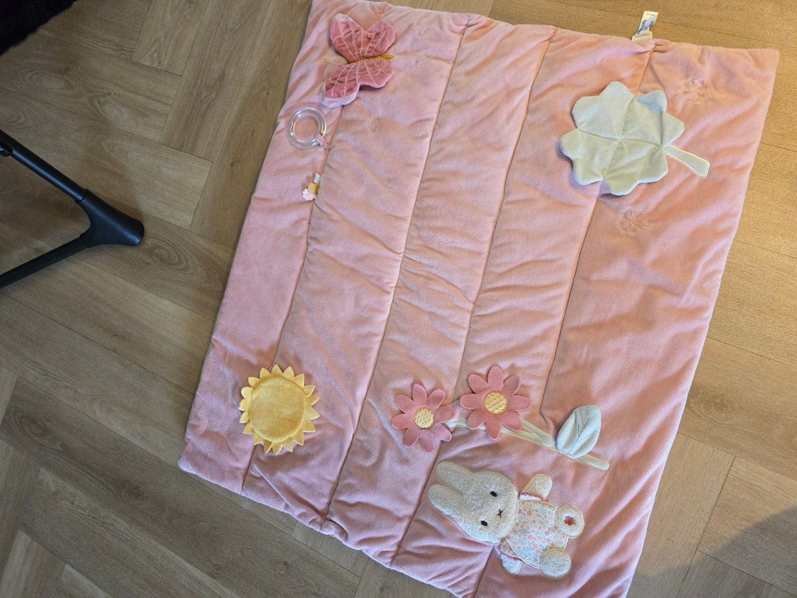 Roze baby speelkleed met konijn en bloemen little dutch, Ophalen, Gebruikt, Overige merken, Meisje