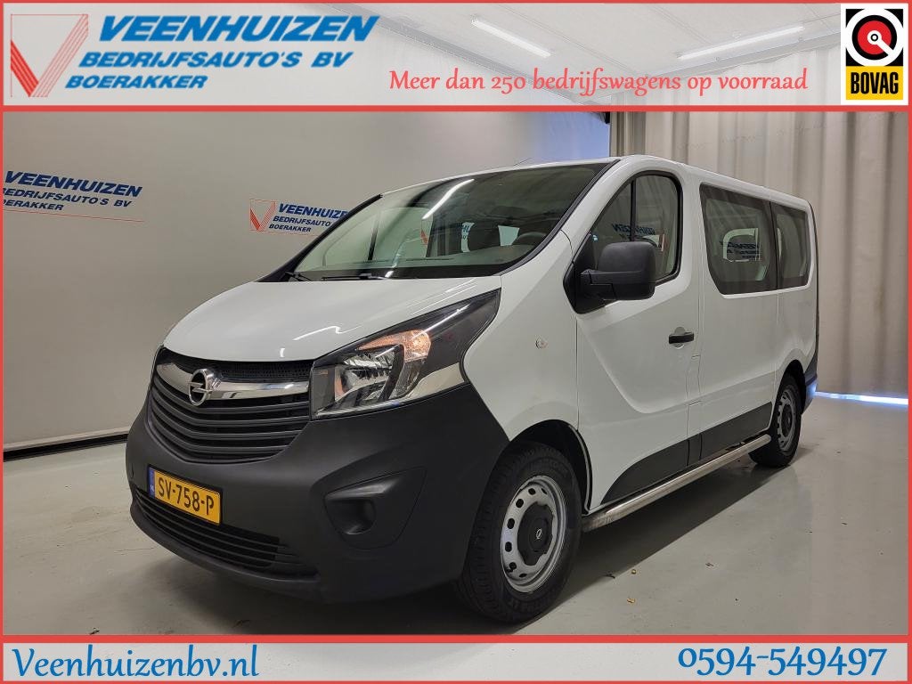 Opel Vivaro Combi 1.6CDTI 9-Personenbus - Excl. BTW / BPM vr, Auto's, Opel, Voorwielaandrijving, Euro 6, 2000 kg, Wit