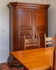 Antieke Servicekast - Massief Hout / Ophalen Halle Gld, Antiek en Kunst, Ophalen