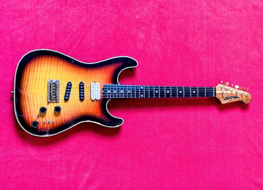 Camac (Made in Japan) vintage superstrat met Dimarzio PU’s, Muziek en Instrumenten, Ophalen, Gebruikt, Solid body, Overige merken