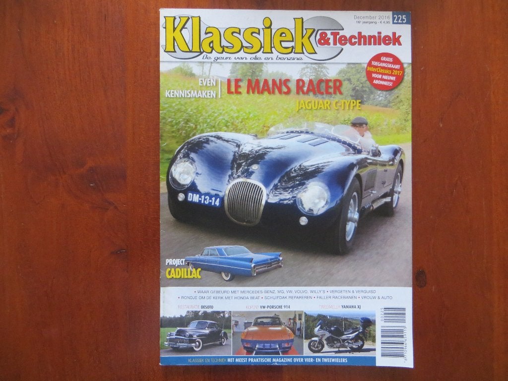 Klassiek & Techniek 225 Jaguar C-Type Le Mans racer, 914, Ophalen of Verzenden, Nieuw, Overige merken