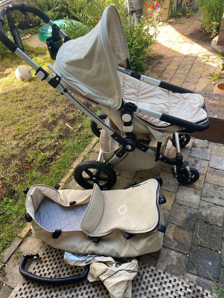 bugaboo cameleon 3 beige Met accessoires, Kinderen en Baby's, Kinderwagens en Combinaties, Gebruikt, Bugaboo, Met reiswieg, Ophalen