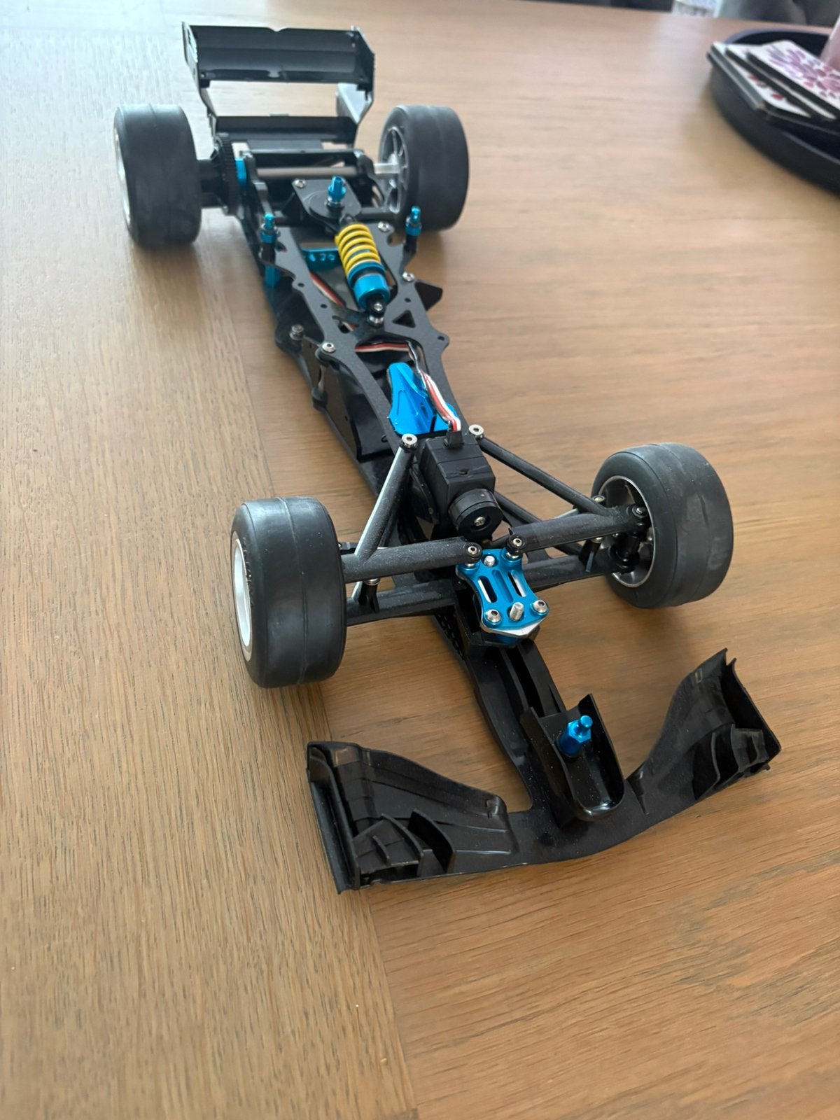 Nieuwe Tamiya F104 Pro met hop-ups en extra velgen/banden, Hobby en Vrije tijd, Modelbouw | Auto's en Voertuigen, Auto, Groter dan 1:32
