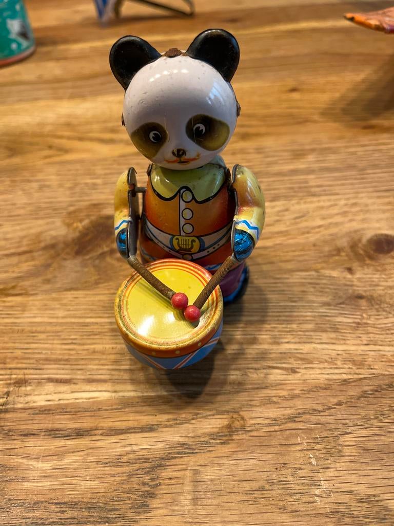 Vintage Opwind Beer met Trommel, Antiek en Kunst, Ophalen
