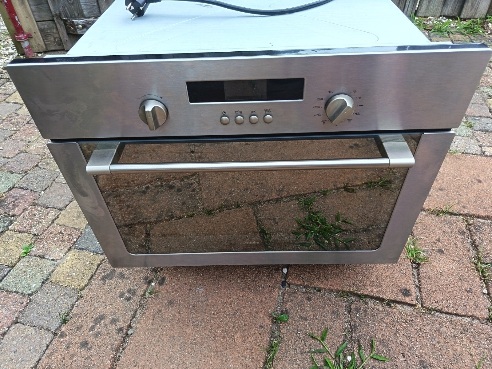 Pelgrim Inbouw Combi-oven/Magnetron - Zo goed als nieuw, Witgoed en Apparatuur, Ovens, Ophalen, 45 tot 50 cm, Pelgrim, Inbouw