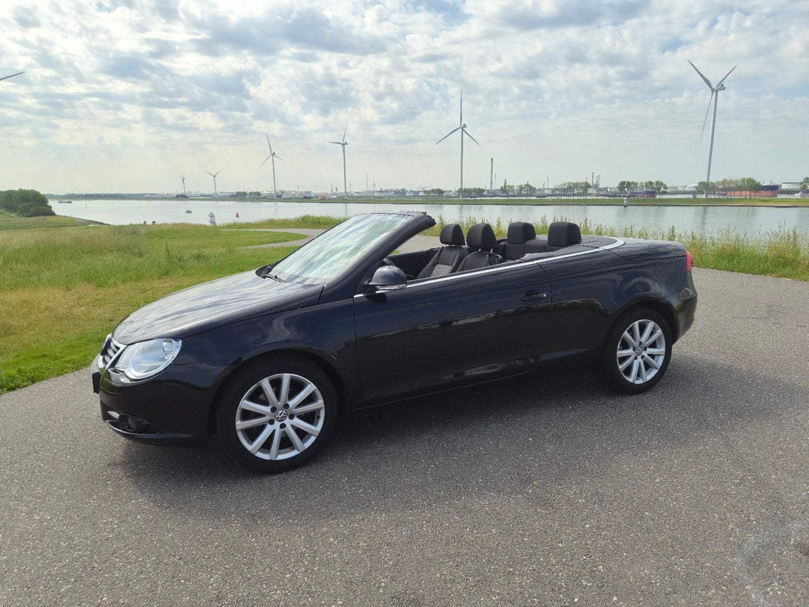 Volkswagen EOS Cabrio, Carplay, CC, Parksensoren, Auto's, Volkswagen, Voorwielaandrijving, Stof, 4 cilinders, 4 stoelen
