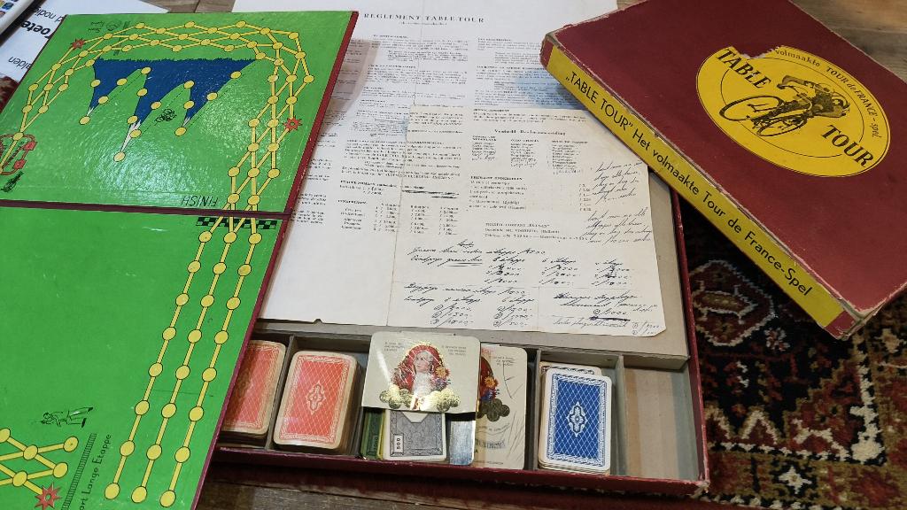 Table Tour Tour de France spel 1960, Vijf spelers of meer, Ophalen of Verzenden, Gebruikt, Es-Es-Es