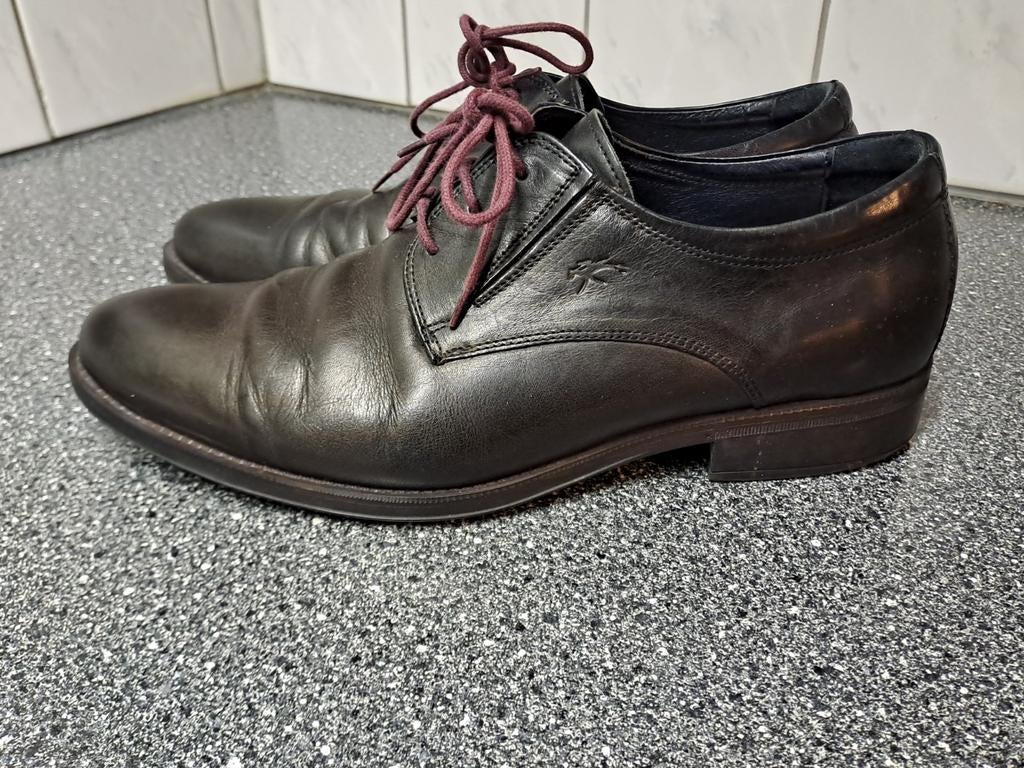 Zwarte Fluchos herenschoenen maat 41, Kleding | Heren, Schoenen, Ophalen of Verzenden, Zo goed als nieuw, N.v.t, N.v.t