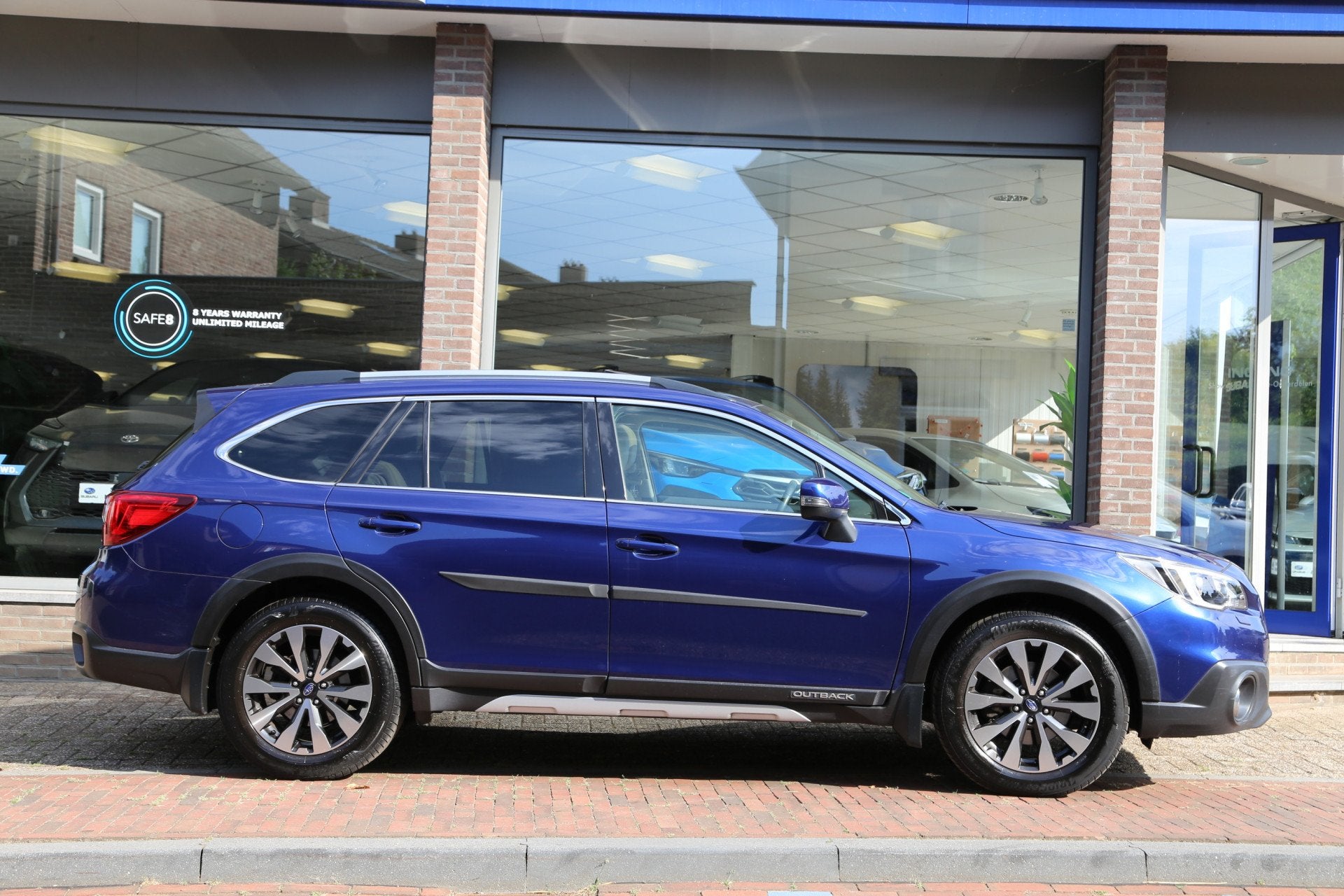 Subaru Outback 2.5i AWD Premium Automaat Leer Navi ACC H/K S, Auto's, Automaat, Euro 6, 4 cilinders, Blauw