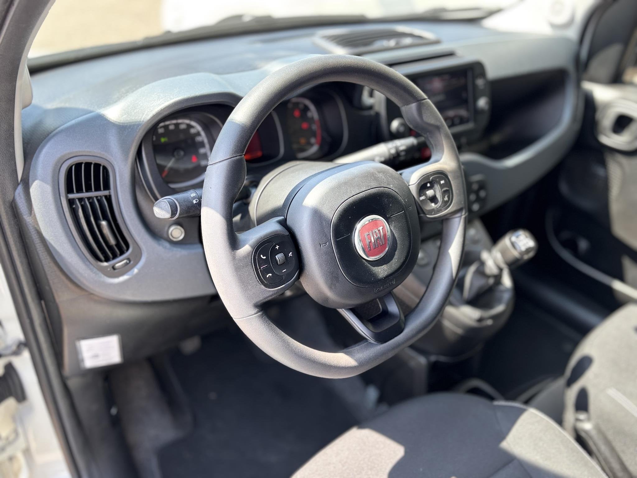 Fiat Panda 1.0 Hybrid | Airco | Carplay | Parkeersensoren, Auto's, Fiat, Stof, Panda, Start-stop-systeem, Wit