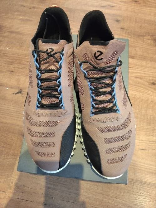 Ecco schoenen maat 45 1 keer gedragen als nieuw, Ecco, Bruin, Ophalen of Verzenden, Sneakers of Gympen