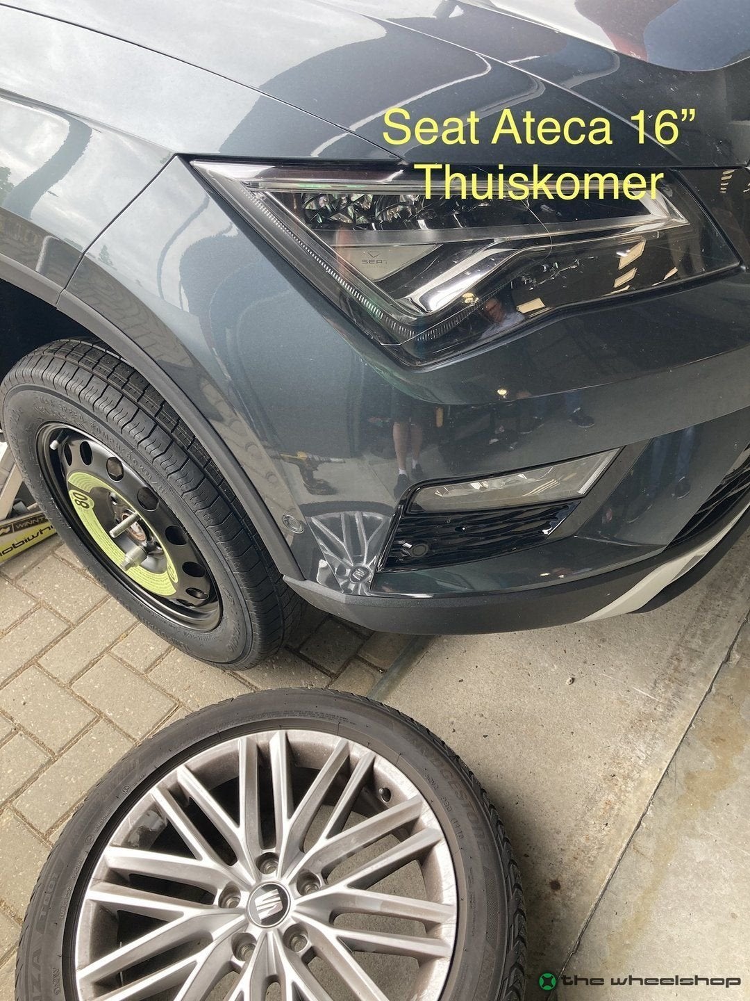 Thuiskomer Reservewiel VW Tiguan Golf 7/8 T-Roc Audi A3/Q3 1, Gebruikt, -, Banden en Velgen, VWAG