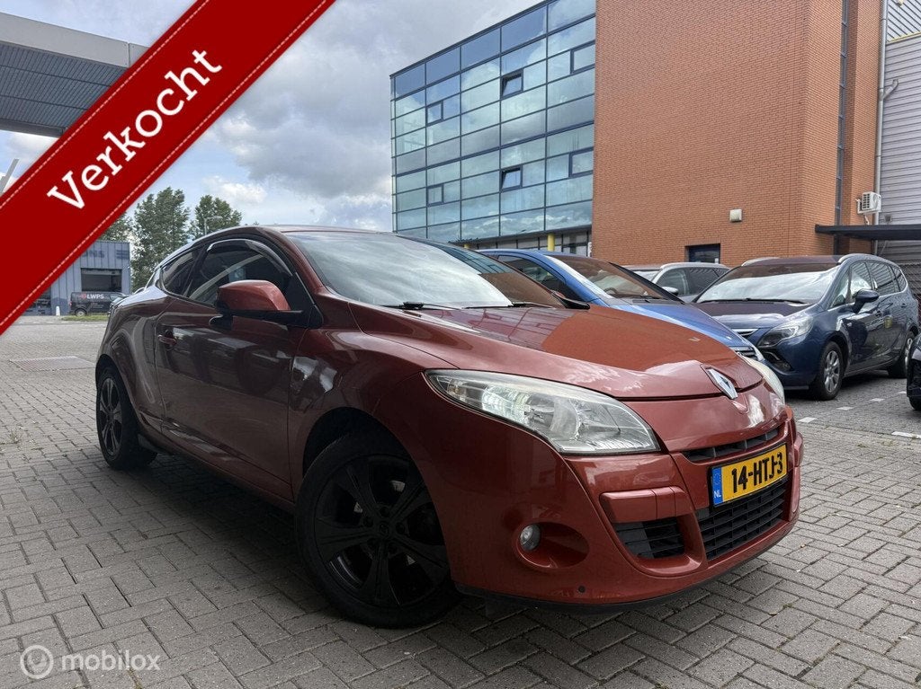Renault Megane Coupé 1.6 Dynamique zeer netjes, Auto's, Voorwielaandrijving, Gebruikt, Bedrijf, Automatische klimaatregeling