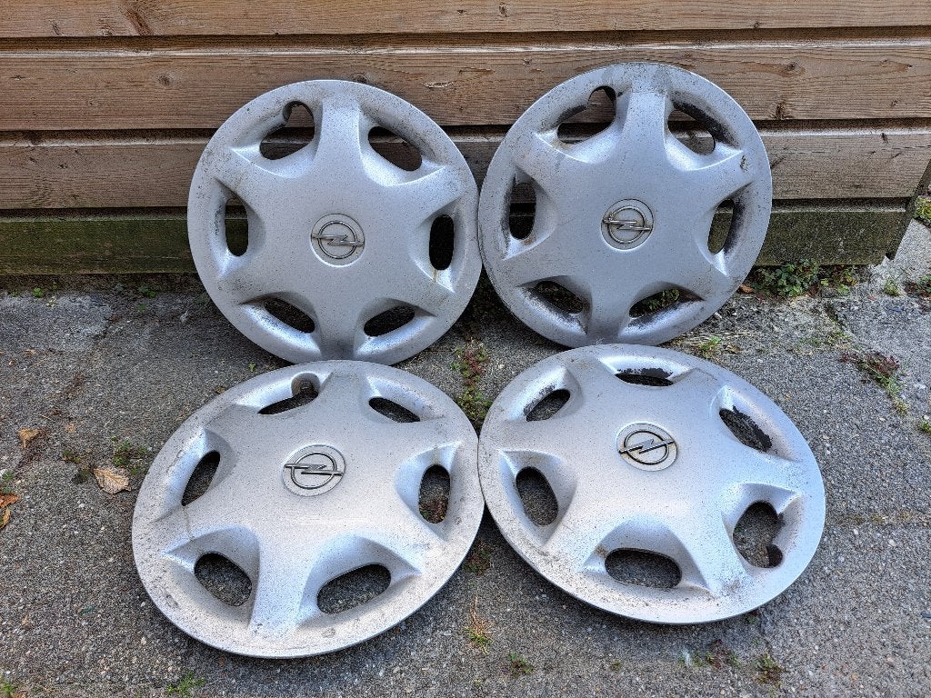 Originele Opel Wieldoppen 15 inch (Set van 4), Ophalen of Verzenden, Gebruikt