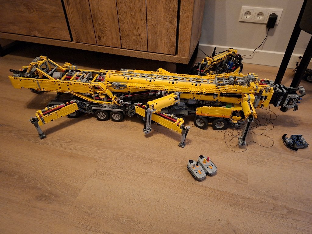 MOC Lego Technic - RC Liebherr LTM11200, Ophalen, Gebruikt, MOC (eigen creatie), Lego
