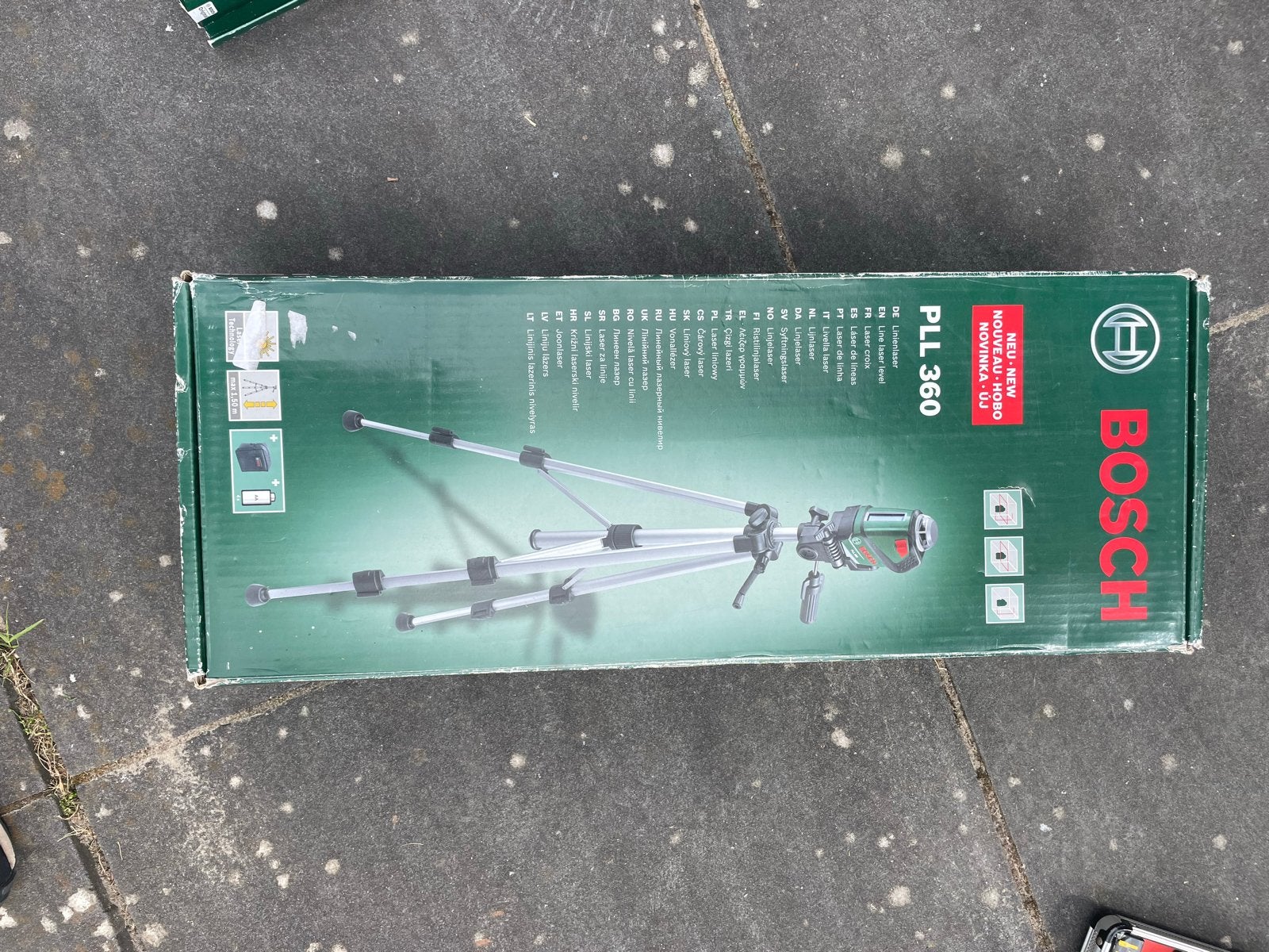 Bosch PLL 360 Lijnlaser met Statief, Ophalen, Nieuw, Licht