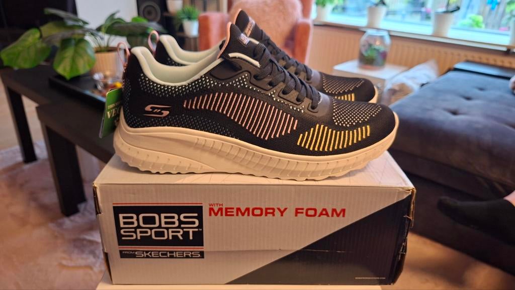 Skechers Bob"s Squad - zwart/multi - 41 - nieuw in doos!, Kleding | Dames, Schoenen, Skechers, Zwart, Nieuw, Ophalen of Verzenden