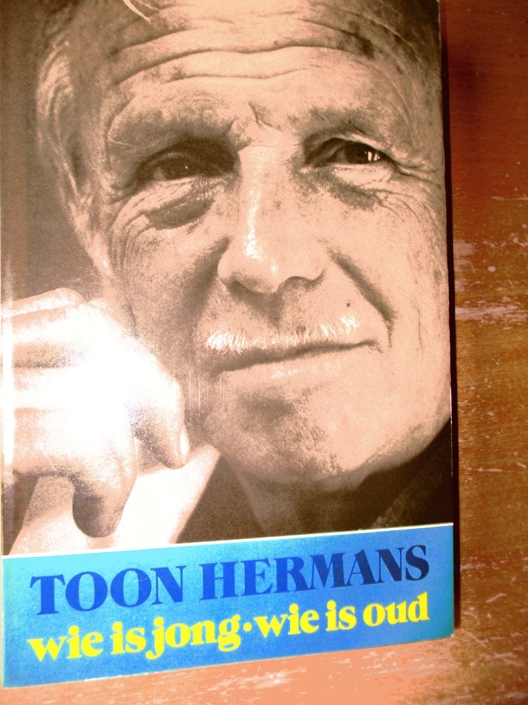 Toon Hermans. : "Wie is jong, wie is oud"., Boeken, Ophalen of Verzenden, Zo goed als nieuw, Overige typen