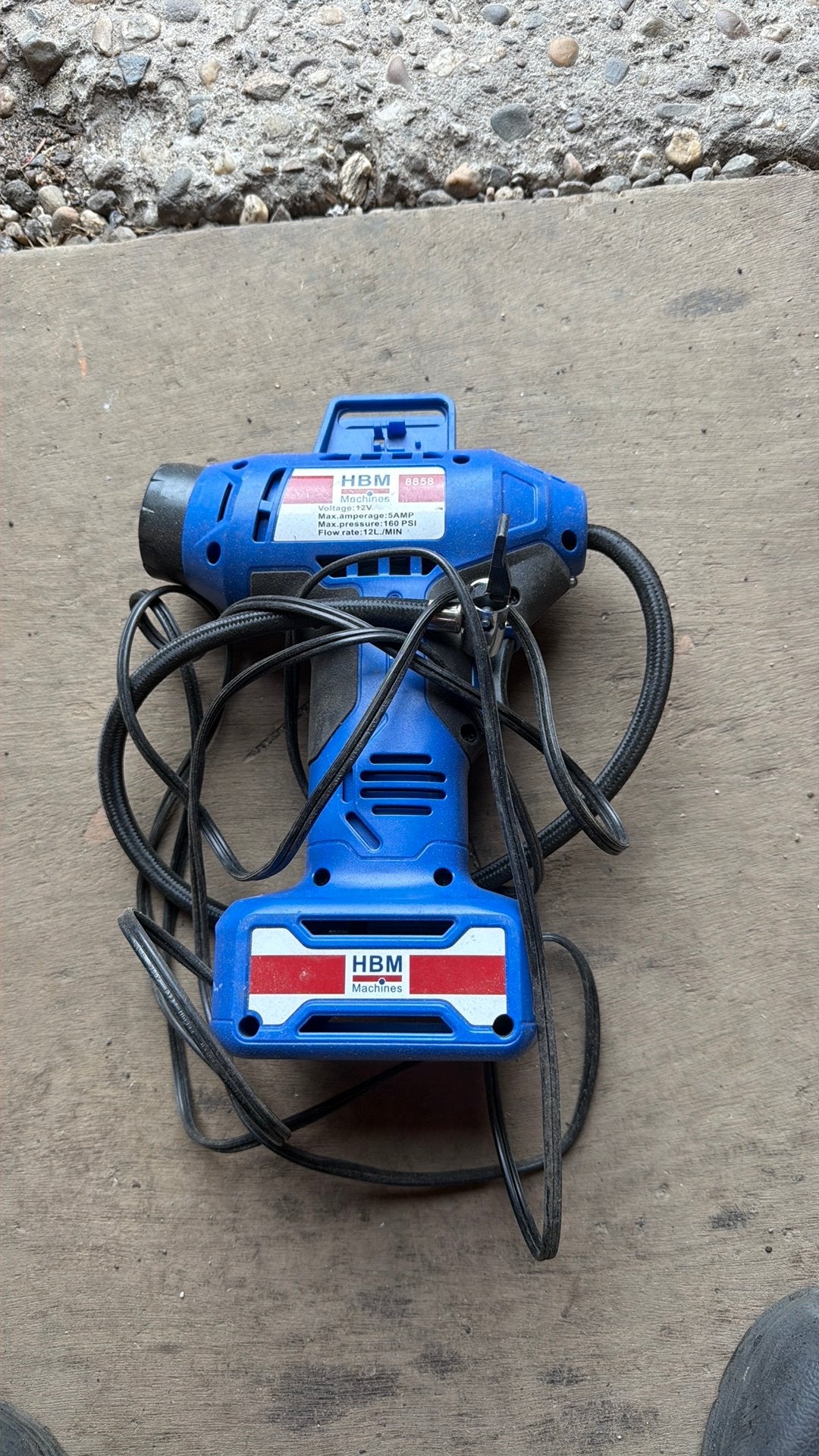Hbm elektrische banden pomp, ., Ophalen of Verzenden, Zo goed als nieuw, Hbm