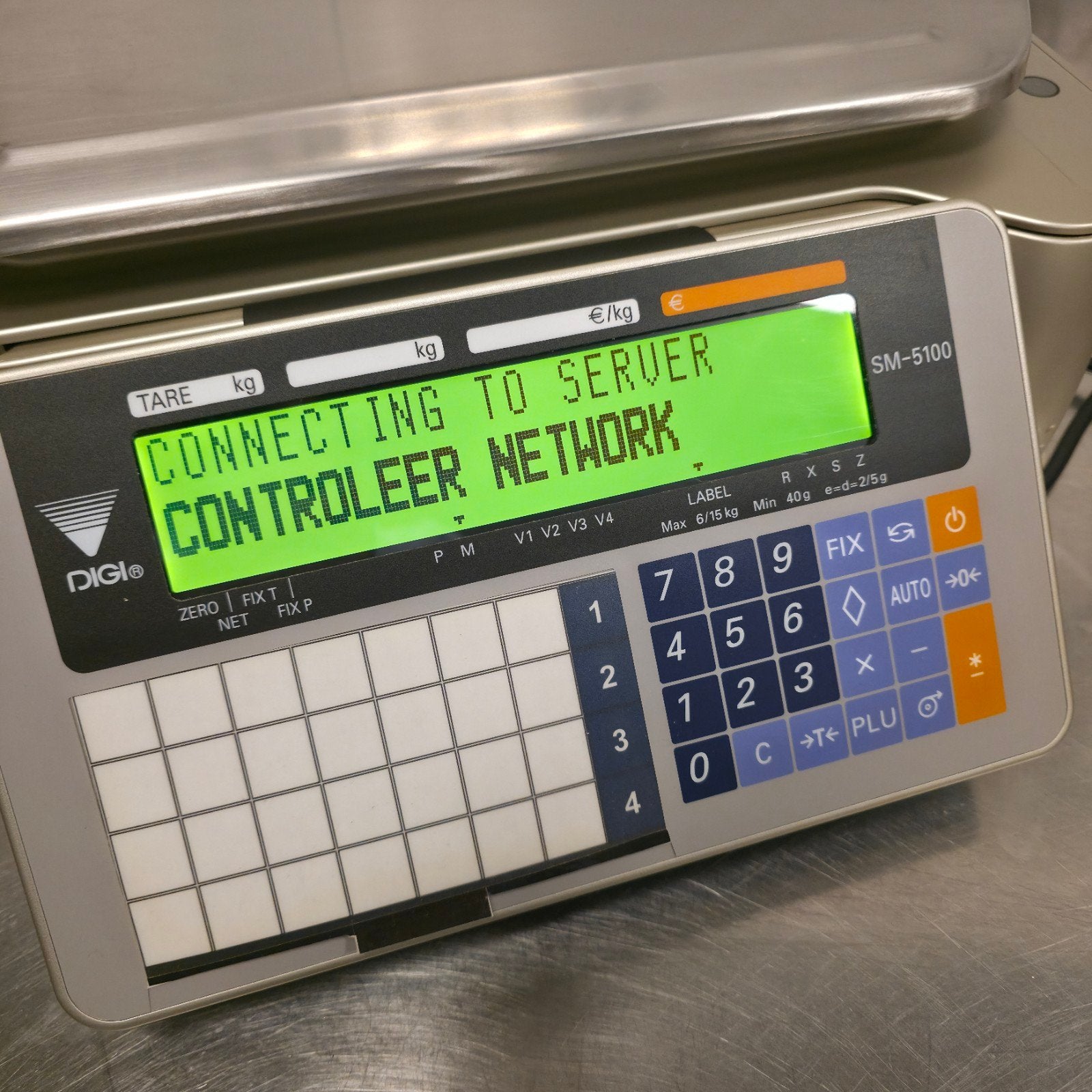 SM-5100 Weegschaal kassa met etiketten printer NIEUW !!!!!, Witgoed en Apparatuur, Ophalen, Winkelweegschaal, 1 tot 500 gram, Nieuw