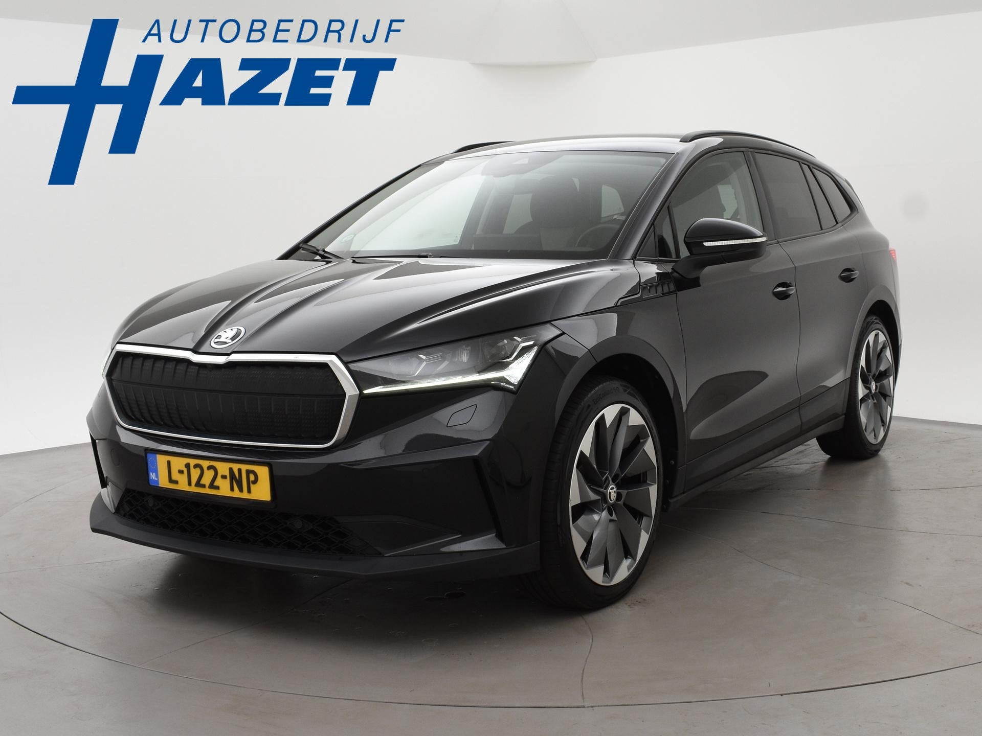 Skoda Enyaq iV 60 FIRST EDITION + CHRYSTAL LIGHTNING | 21 IN, Auto's, Skoda, Automaat, 34 min, Achterwielaandrijving, Gebruikt