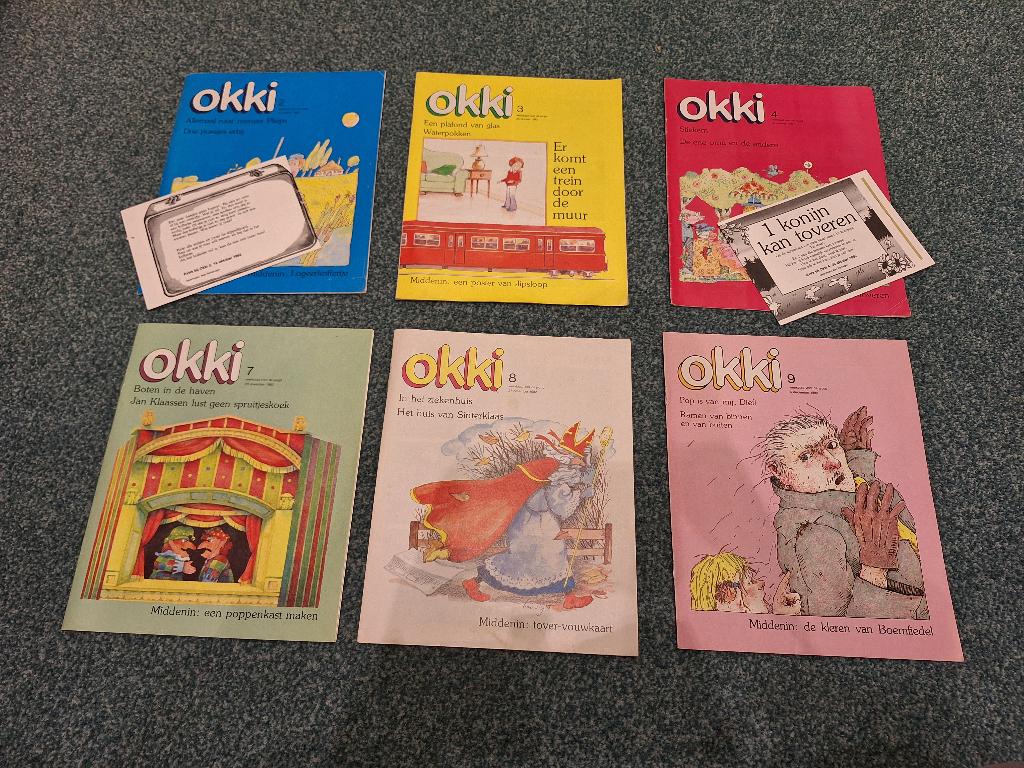 Okki tijdschriften (30 stuks, jaargang 1982–1983), Ophalen of Verzenden, Gelezen