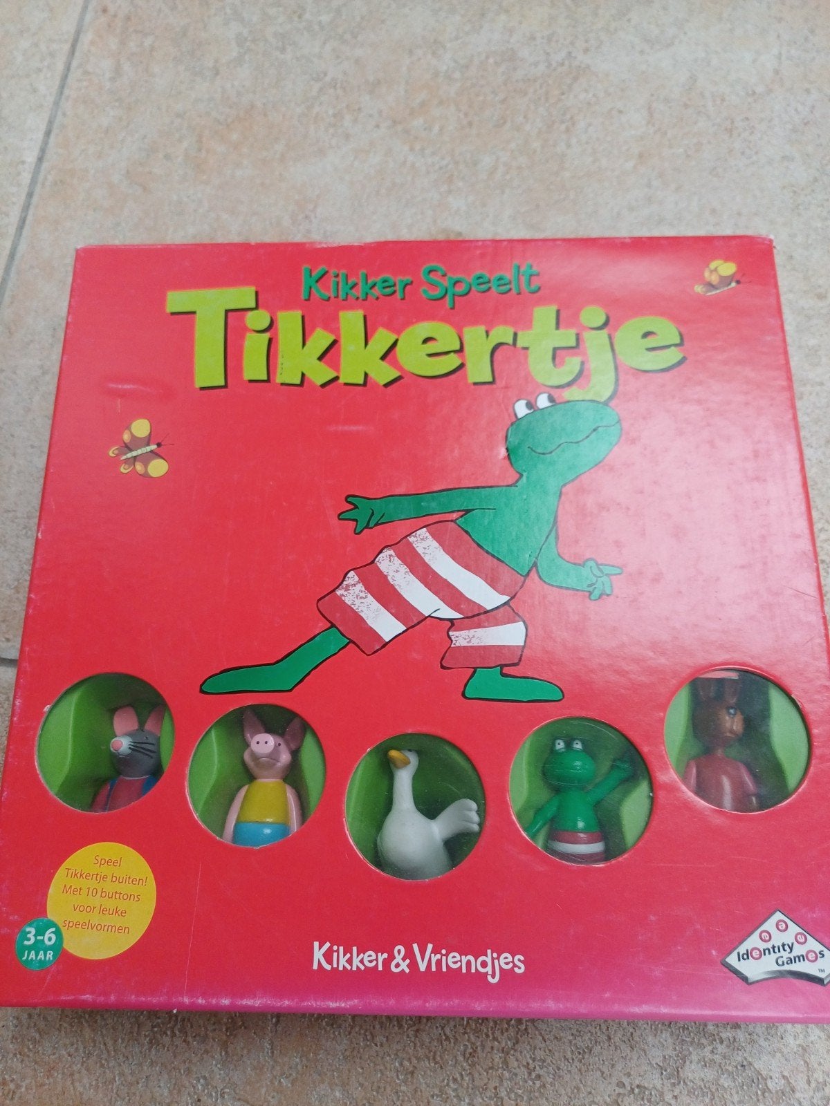 Kikker Speelt Tikkertje Bordspel - Compleet, Drie of vier spelers, Ophalen, Gebruikt, Identity Games