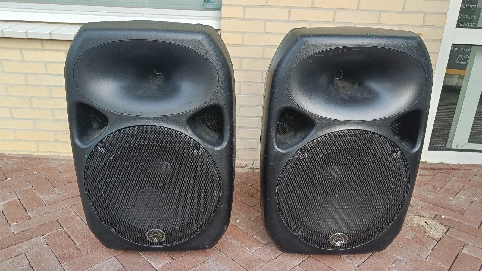Wharfedale Titan 15 Active PA Speakerset (2 stuks), Audio, Tv en Foto, Luidsprekers, Gebruikt, Speakerset, Wharfedale, Geschikt voor surround/home cinema