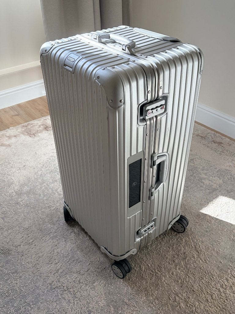 RIMOWA Topas Sport 80 (Pre-LVMH) E-Tag / Trunk Plus, Zo goed als nieuw, 70 cm of meer, Metaal, 35 tot 45 cm