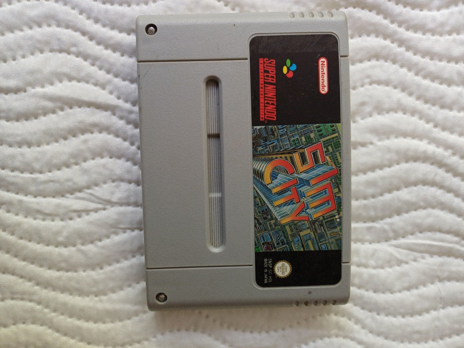 sim city SNES Game Cartridge, Spelcomputers en Games, Gebruikt, 1 speler, Racen en Vliegen, Ophalen of Verzenden