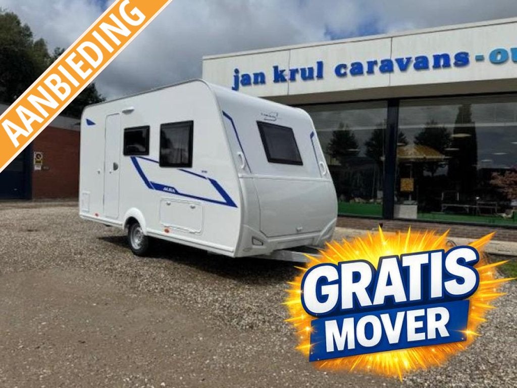Caravelair Alba 390 licht in gewicht, Caravans en Kamperen, Caravans, Bedrijf, Schokbreker, 4 tot 5 meter, Caravelair