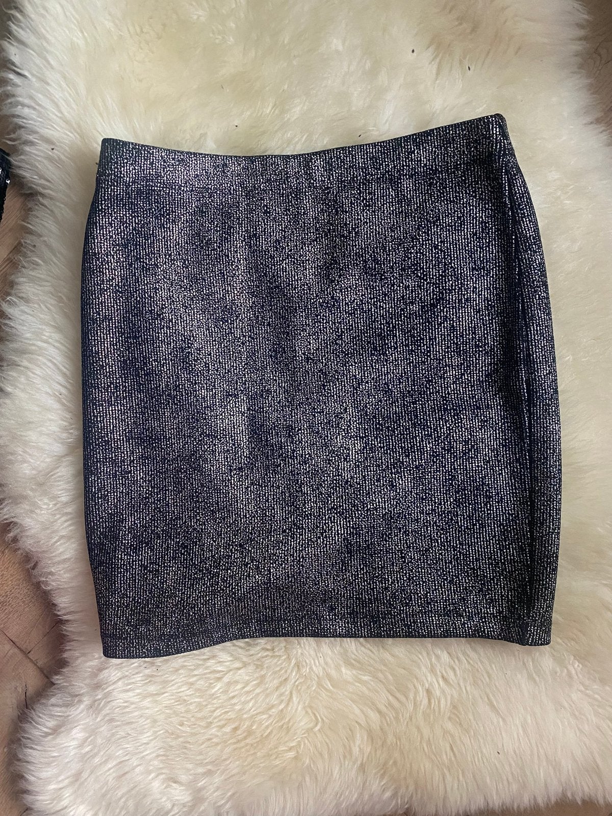 Metallic Rokje VILA, Kleding | Dames, Rokken, Ophalen of Verzenden, Zo goed als nieuw, Zwart, Boven de knie