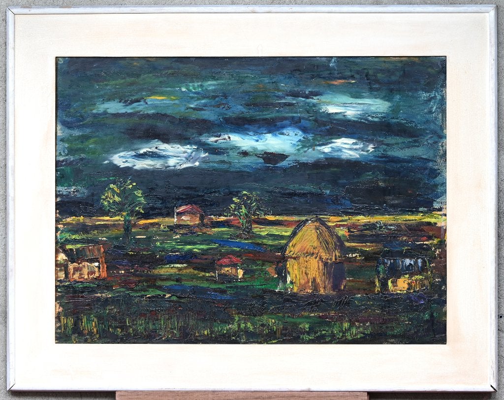 Schilderij op paneel, Constant Permeke (1886–1952) stijl, Antiek en Kunst, Kunst | Schilderijen | Klassiek, Ophalen