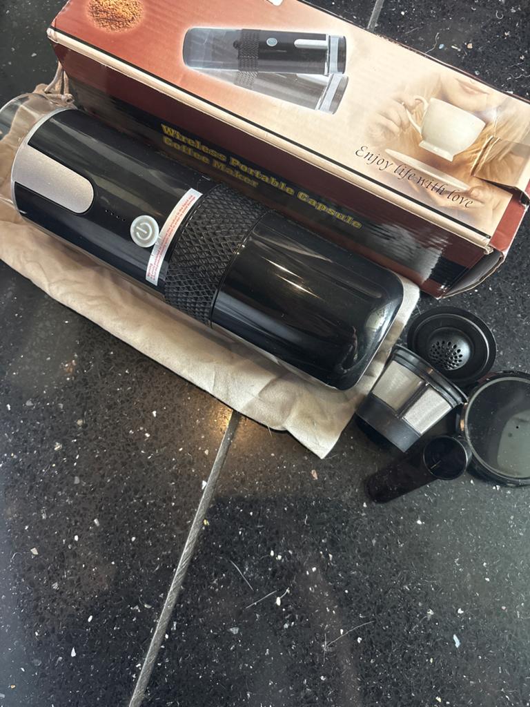 Draagbare Koffiemaker voor Onderweg - Compact & Draadloos, Witgoed en Apparatuur, Koffiezetapparaten, Overige modellen, Nieuw